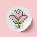 طراحی لیبل خدمات کاشت ناخن نیل