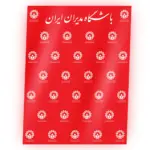 طراحی باشگاه مدیران ایران با چاپ سولیت سایز 150×200 سانتیمتر و نصب پایه رول آپ استندی نقرهای و مشکی