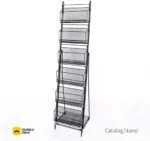 قیمت و خرید استند کاتالوگ 6 طبقه سایز 130×30 سانتیمتر