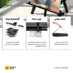 قیمت سه پایه بوم فلزی آلومینیومی سبک و قابل حمل