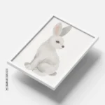بهترین تابلو دکوراتیو بچگانه مدل خرگوش بانمک
