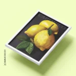 تابلو دکوراتیو طرح لیمو تزئینی Decorative Wall Art – Lemon Design