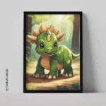 قیمت و خرید آنلاین تابلو دکوراتیو کودکانه مدل بچه دراگون خرید قاب اتاق کودک Decorative Kids Wall Art – Baby Dragon Model